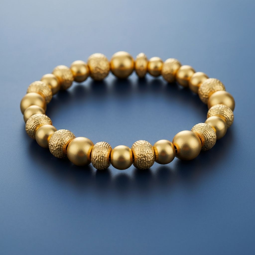 Gold Beaded Bracelet