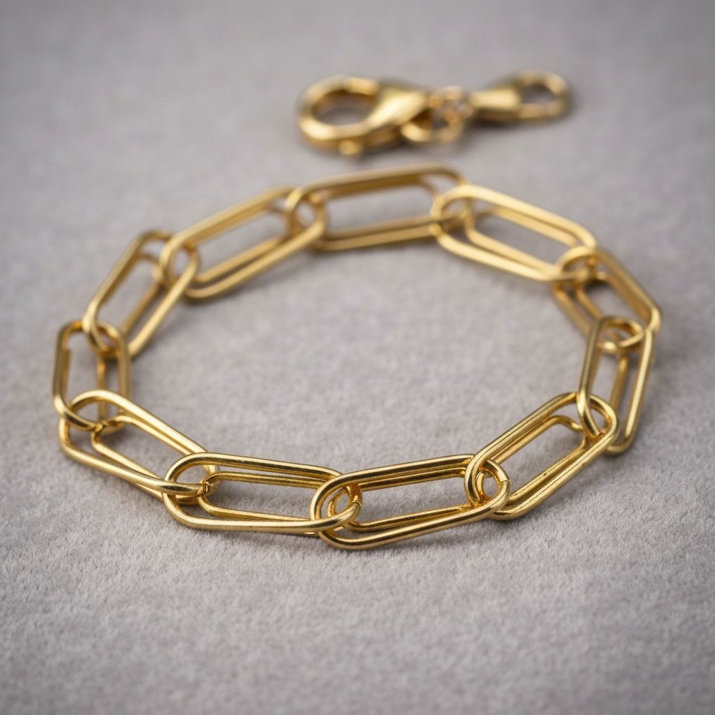 Paperclip Chain Bracelet