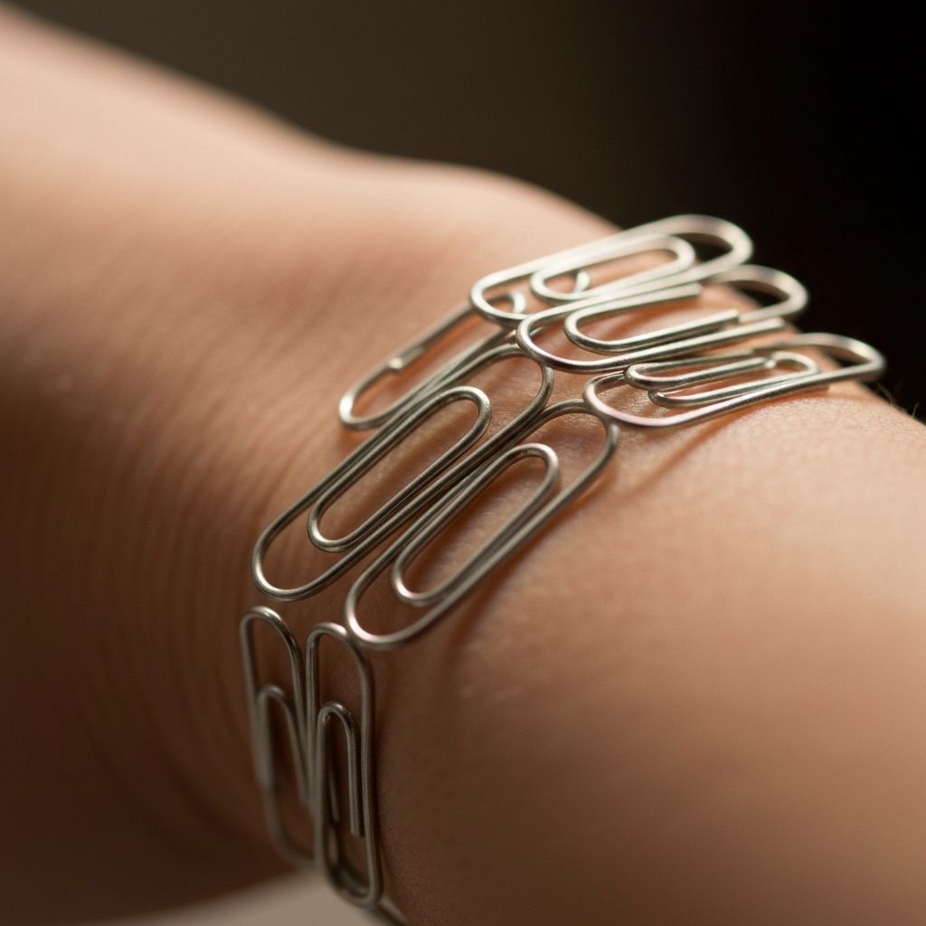 Paperclip Chain Bracelet - Thumbnail 2